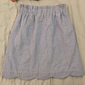 Lauren James seersucker skirt